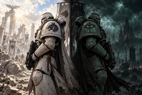 Chapter 5: Names That Will Change from White Armor — This is an AI-generated illustration reconstructed based on public materials. It is not an official image.
