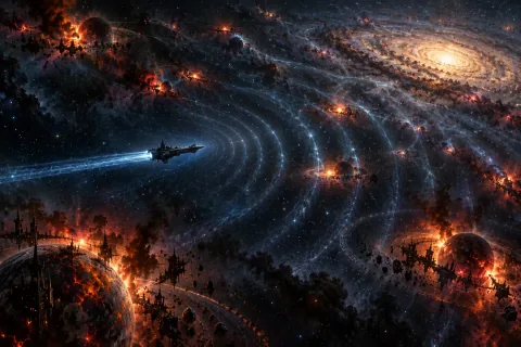 Chapter 10: The Time Left Behind by a Single Ship — This is an AI-generated illustration reconstructed based on public materials. It is not an official image.
