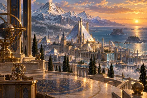 Chapter 1 · The City That Learned the Mind to Survive — This is an AI-generated illustration reconstructed based on public materials. It is not an official image.