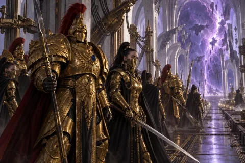 Chapter 8 · When the Emperor's Cherished Guardians Head Underground — This is an AI-generated illustration reconstructed based on public materials. It is not an official image.