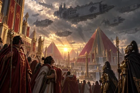 Chapter 9 · The Front Created by the Warning, the Home World the Order Headed Toward — This is an AI-generated illustration reconstructed based on public materials. It is not an official image.