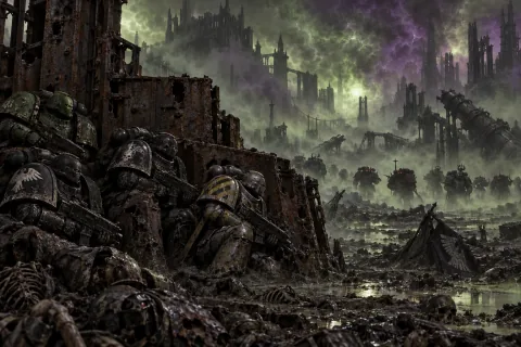 Chapter 1 · A Warning from a Dead Planet — This is an AI-generated illustration reconstructed based on public materials. It is not an official image.