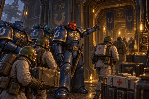 9. The Red Helmet and the Surviving Commander — This is an AI-generated illustration reconstructed based on public materials. It is not an official image.